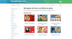 Desktop Screenshot of montarfotoaki.com